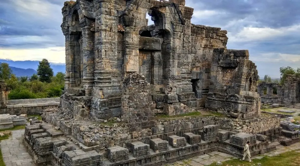 Ruined stone temple of Martand