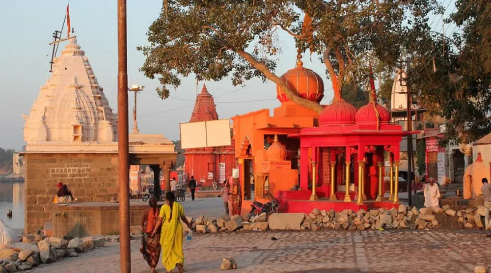 Riverside temples at Ujjain