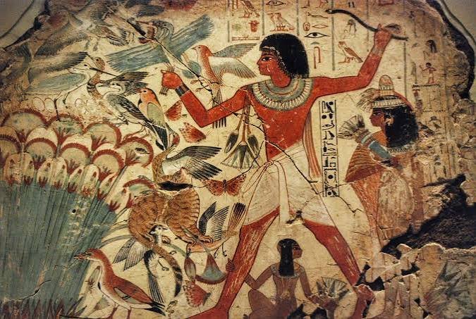 Ancient Egyptian tomb painting