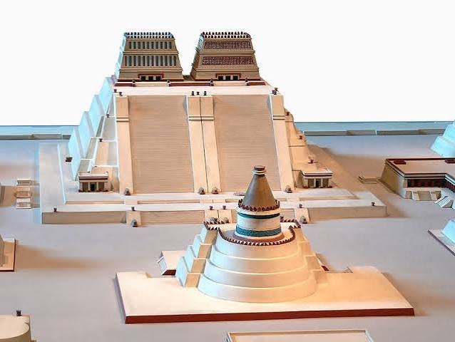 Model of the Aztec Templo Mayor
