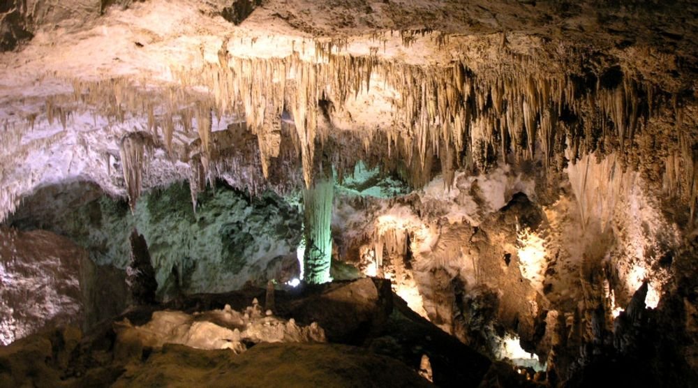 Cave formations in Carlsbad Caverns