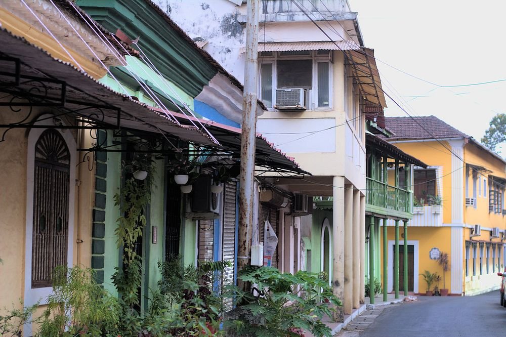 Colourful Portuguese-era houses in Fontainhas